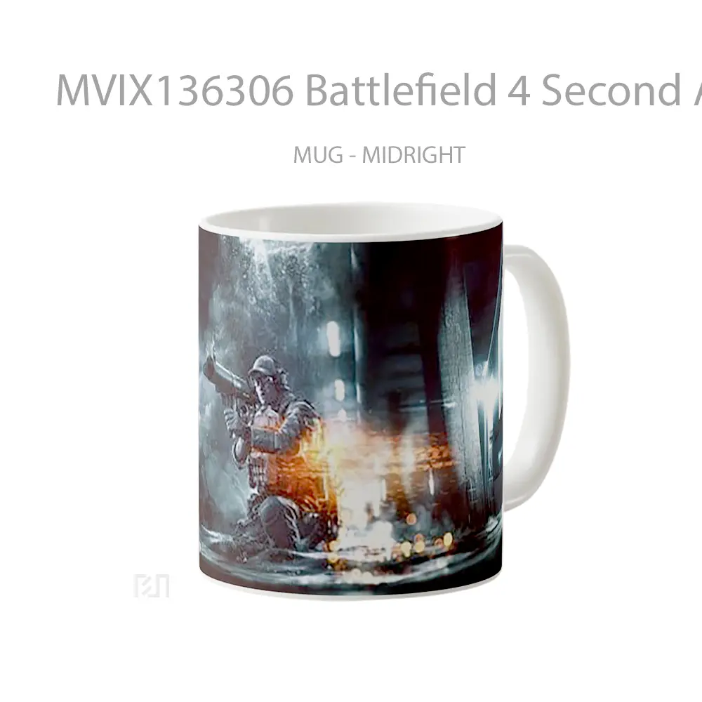 Mug Battlefield 4 Second Assault Gelas Keramik Unik - All-side / Desain