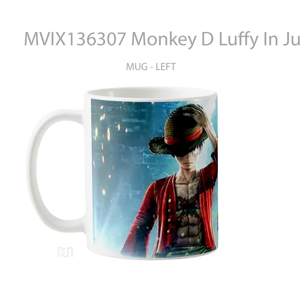 Mug Monkey D Luffy In Jump Force Cangkir Anime - All-side / Desain