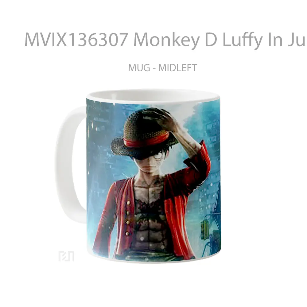 Mug Monkey D Luffy In Jump Force Cangkir Anime - All-side / Desain