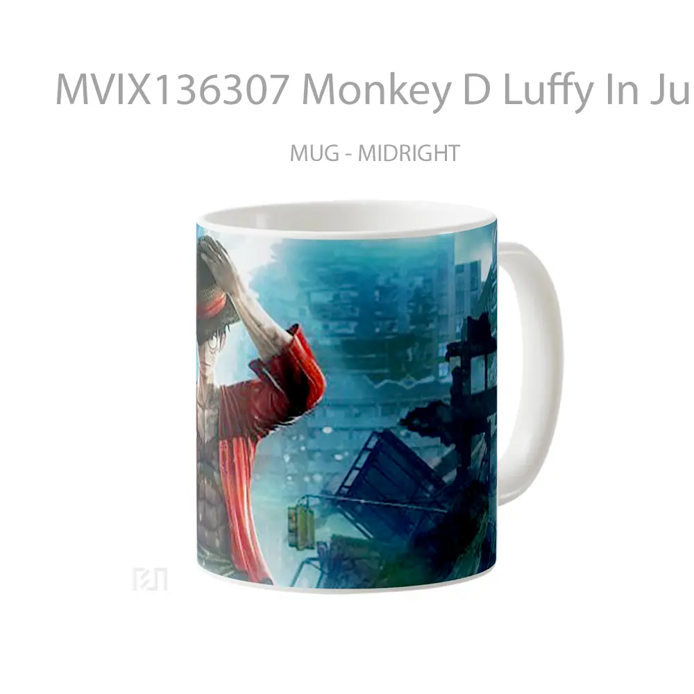 Mug Monkey D Luffy In Jump Force Cangkir Anime - All-side / Desain