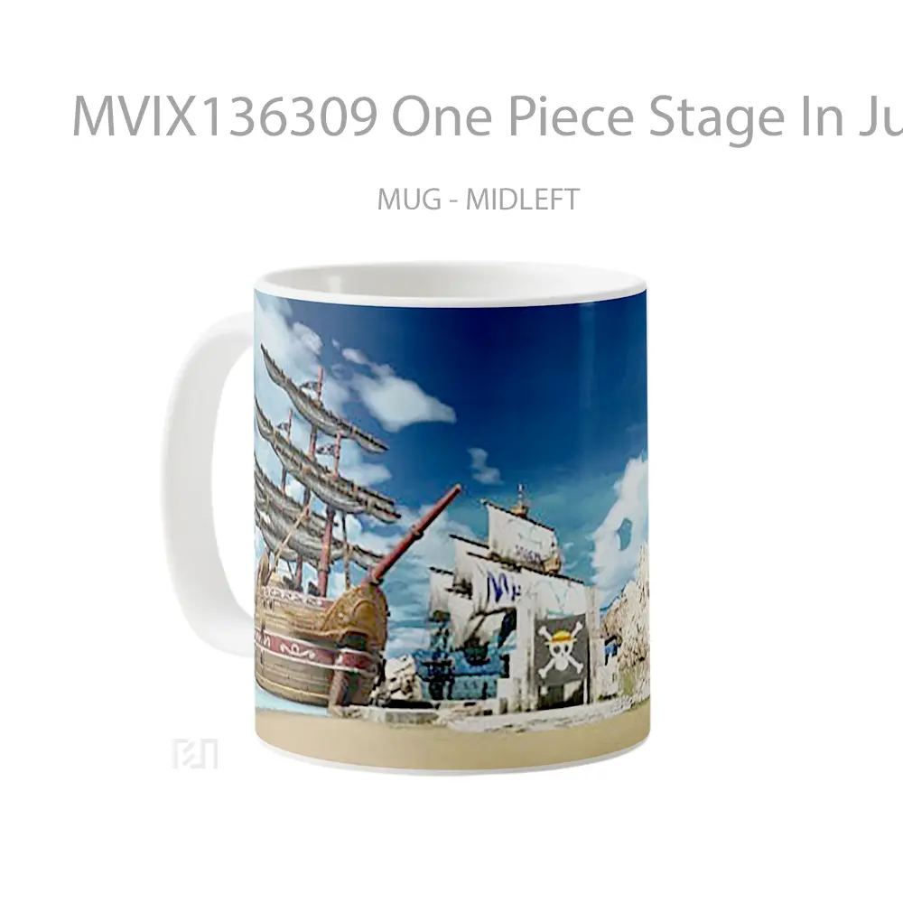 Mug One Piece Stage In Jump Force Cangkir Anime - All-side / Desain