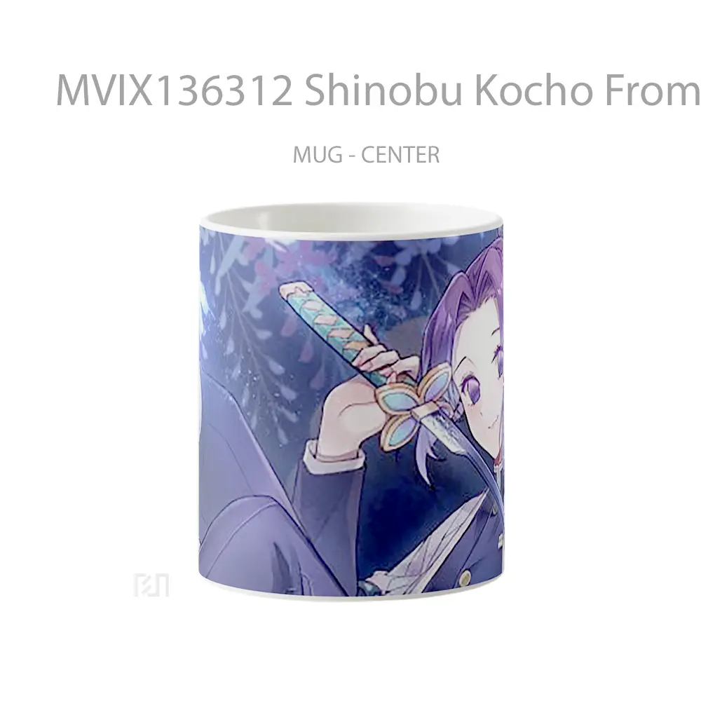 Mug Shinobu Kocho From Kimetsu No Yaiba V3 Cangkir Anime