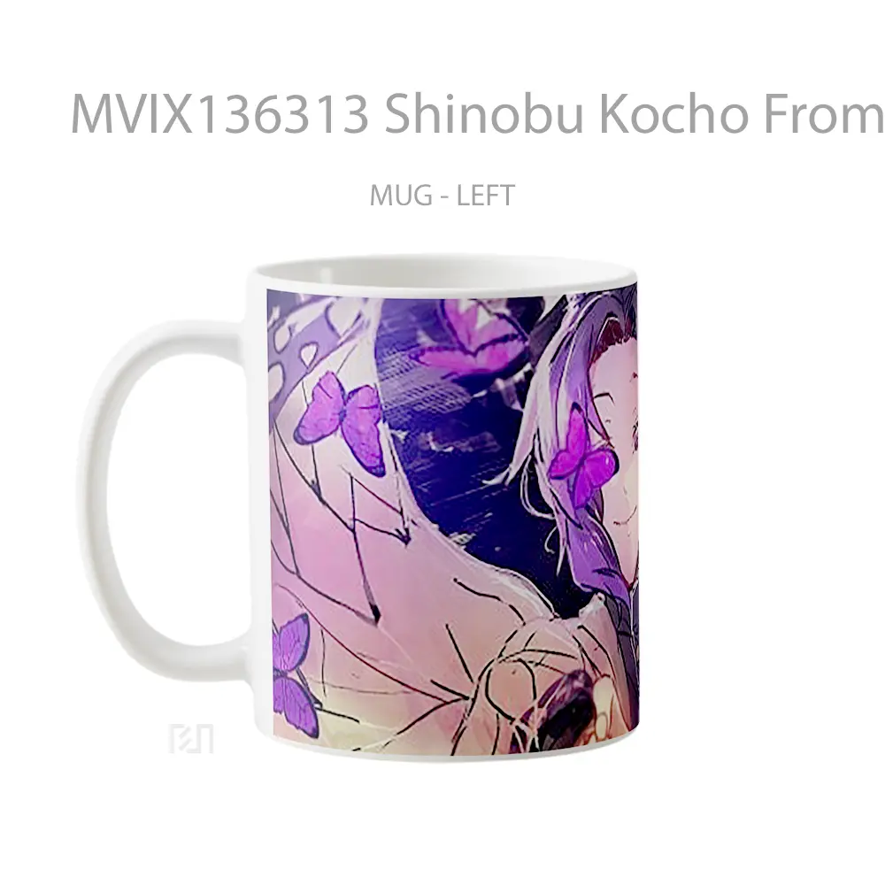 Mug Shinobu Kocho From Kimetsu No Yaiba V4 Cangkir Anime - All-side / Desain