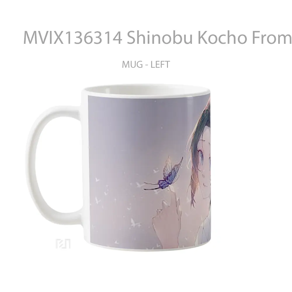 Mug Shinobu Kocho From Kimetsu No Yaiba V5 Cangkir Anime - All-side / Desain