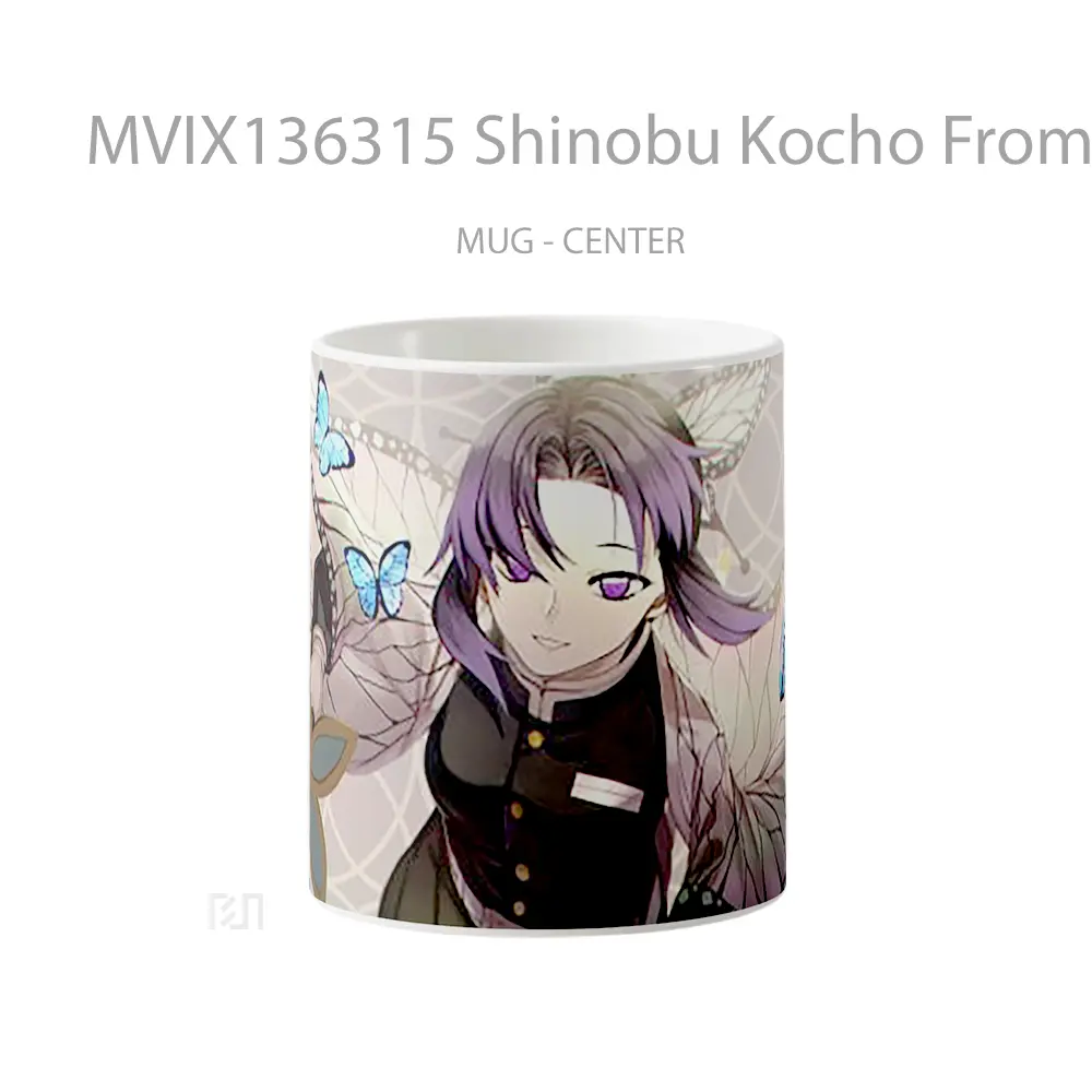 Mug Shinobu Kocho From Kimetsu No Yaiba V6 Cangkir Anime