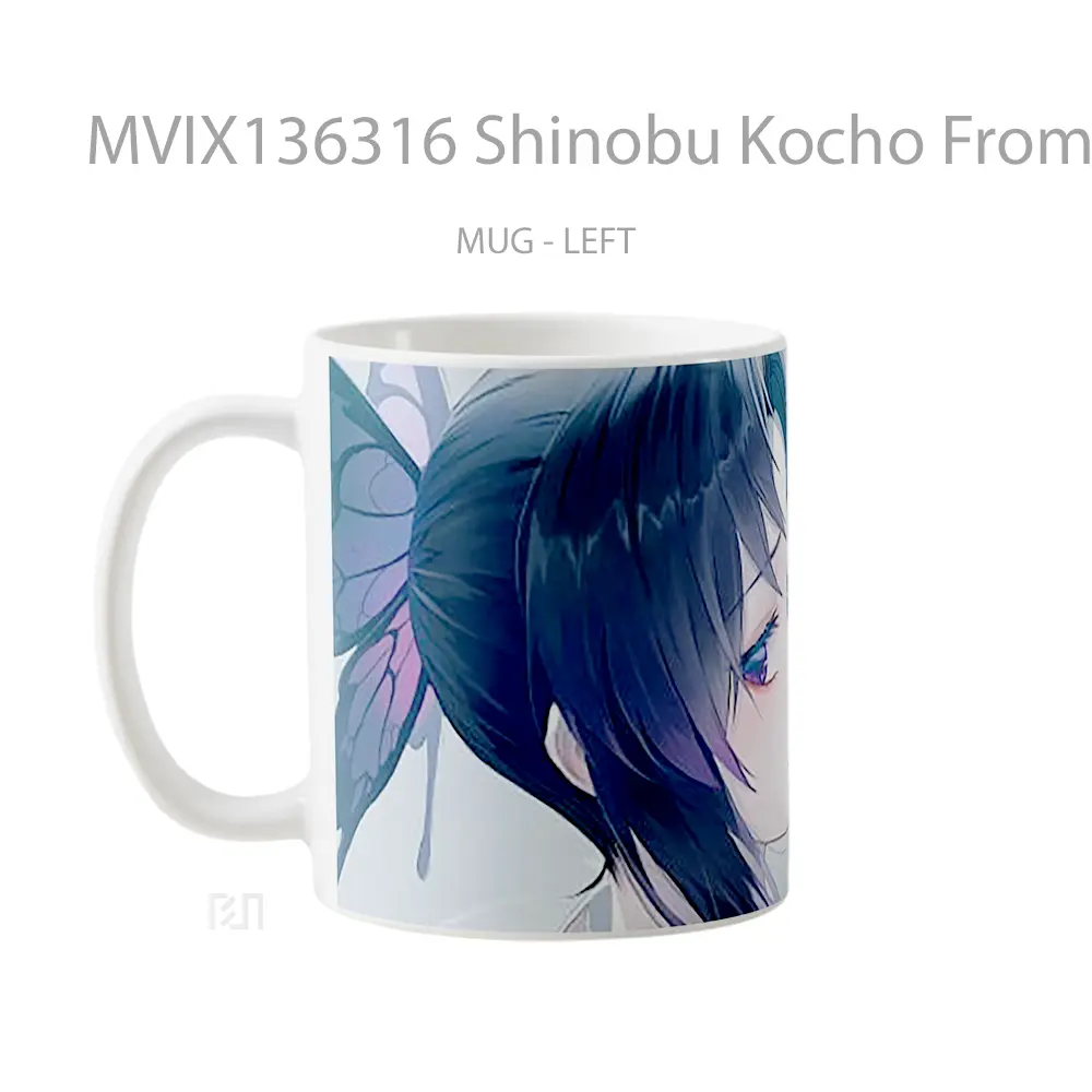 Mug Shinobu Kocho From Kimetsu No Yaiba V7 Cangkir Anime - All-side / Desain