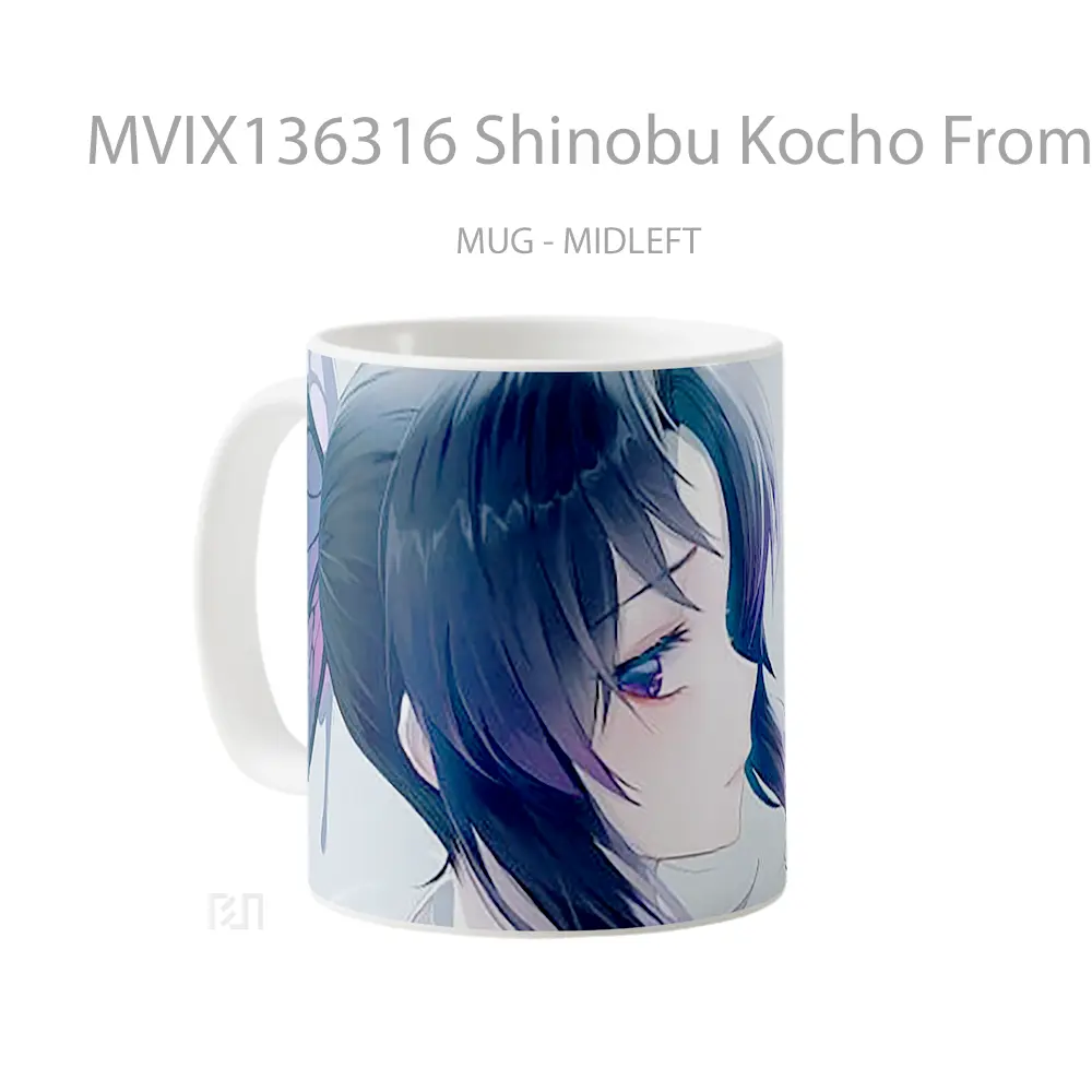 Mug Shinobu Kocho From Kimetsu No Yaiba V7 Cangkir Anime - All-side / Desain