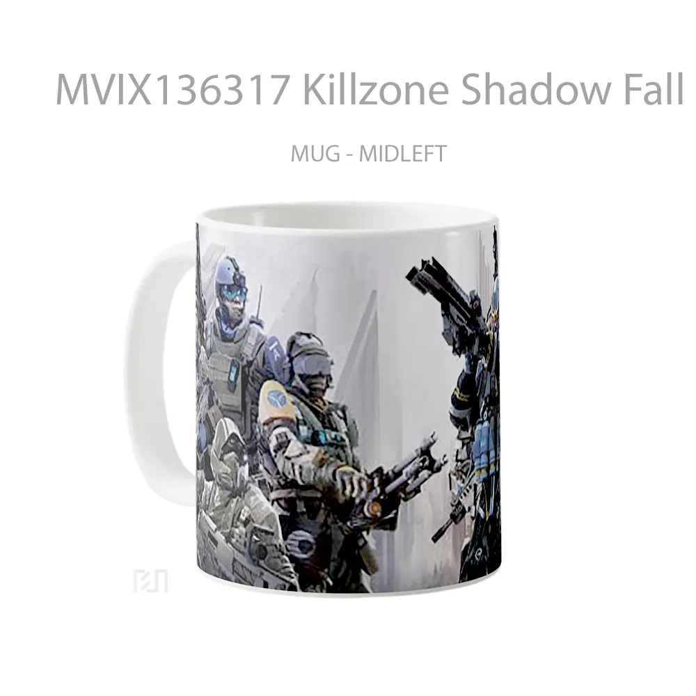 Mug Killzone Shadow Fall Gelas Keramik Unik - All-side / Desain
