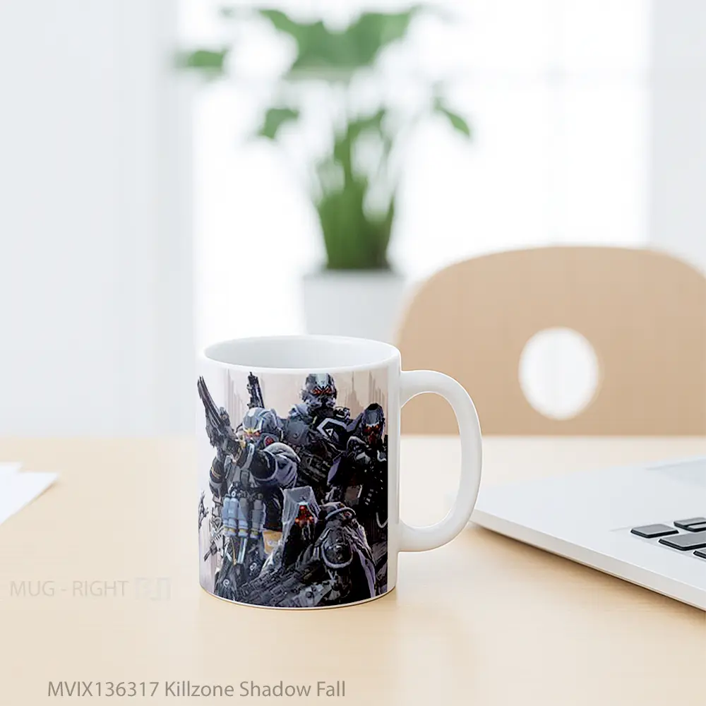 Mug Killzone Shadow Fall Gelas Keramik Unik - All-side / Desain