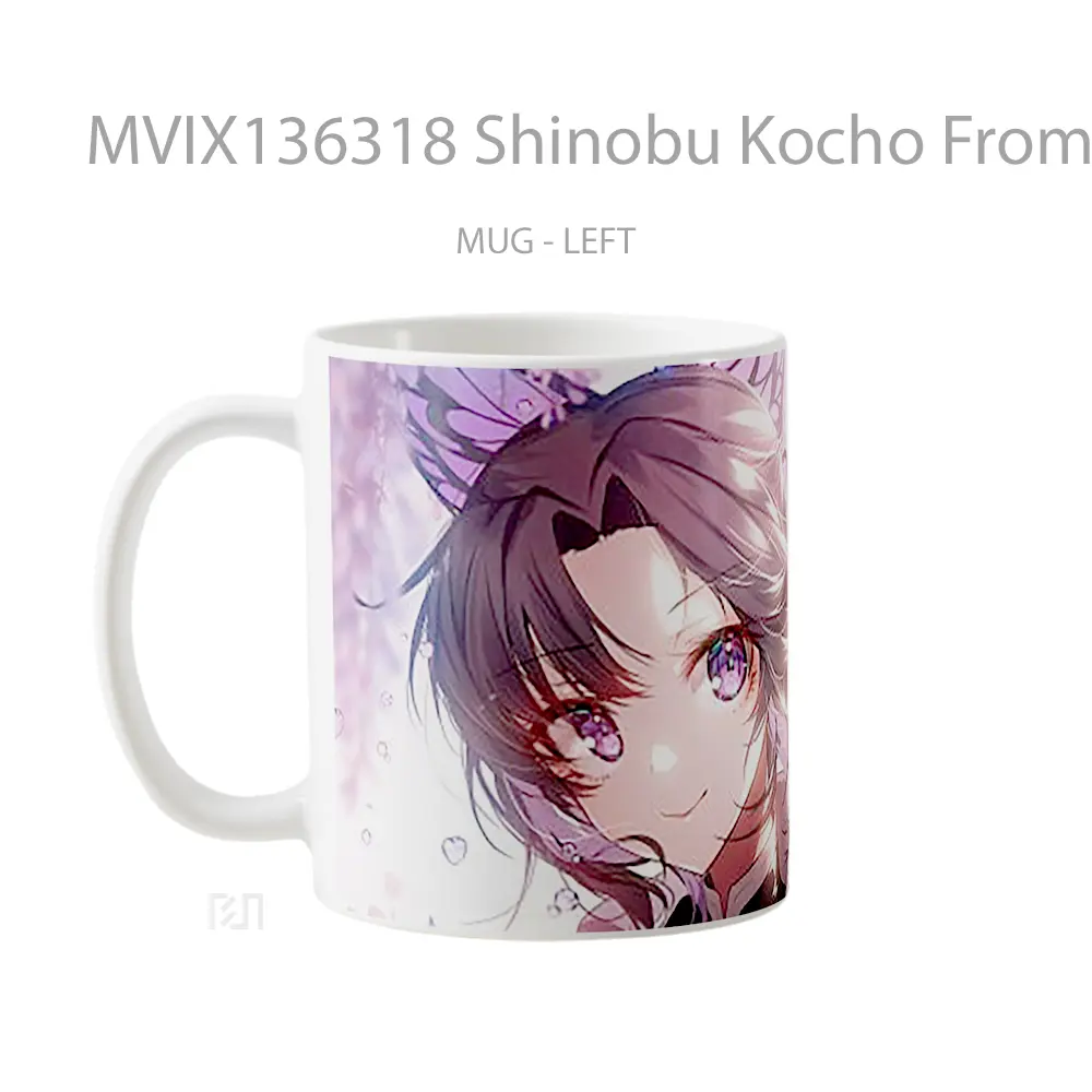 Mug Shinobu Kocho From Kimetsu No Yaiba V8 Cangkir Anime - All-side / Desain