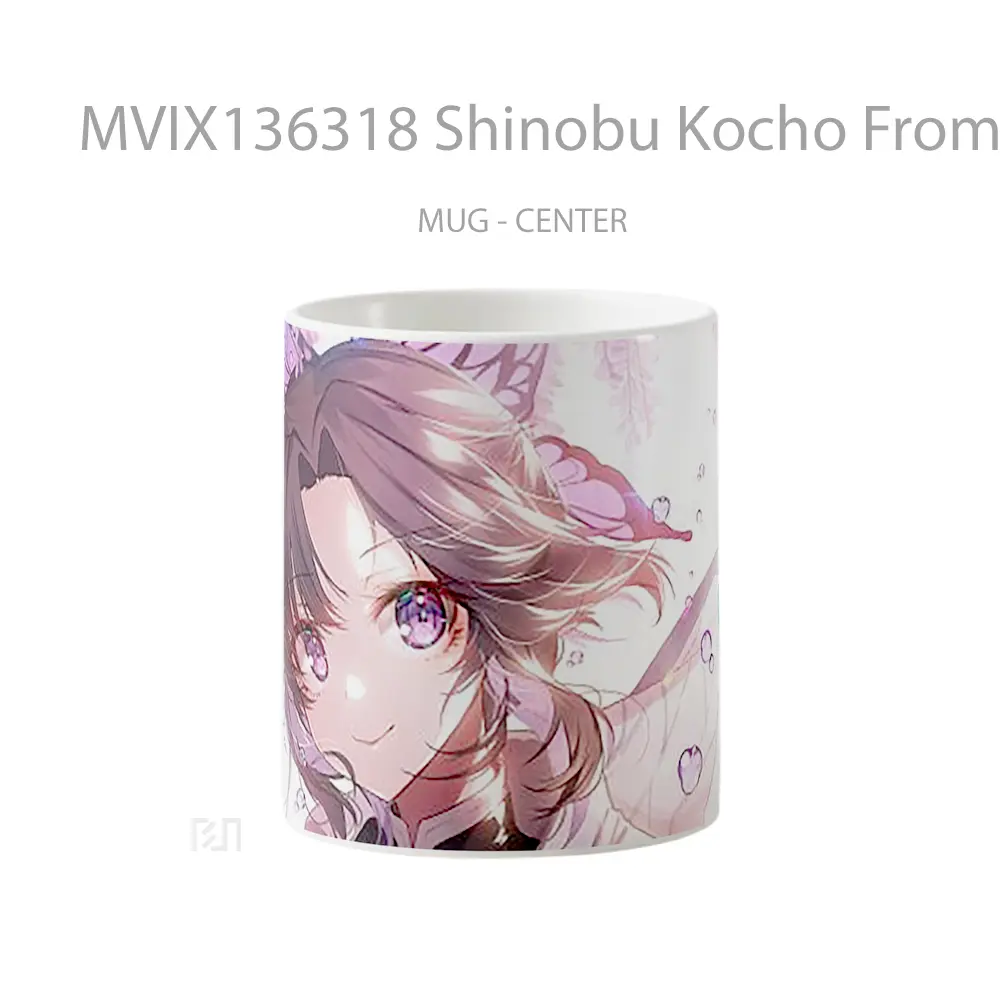 Mug Shinobu Kocho From Kimetsu No Yaiba V8 Cangkir Anime