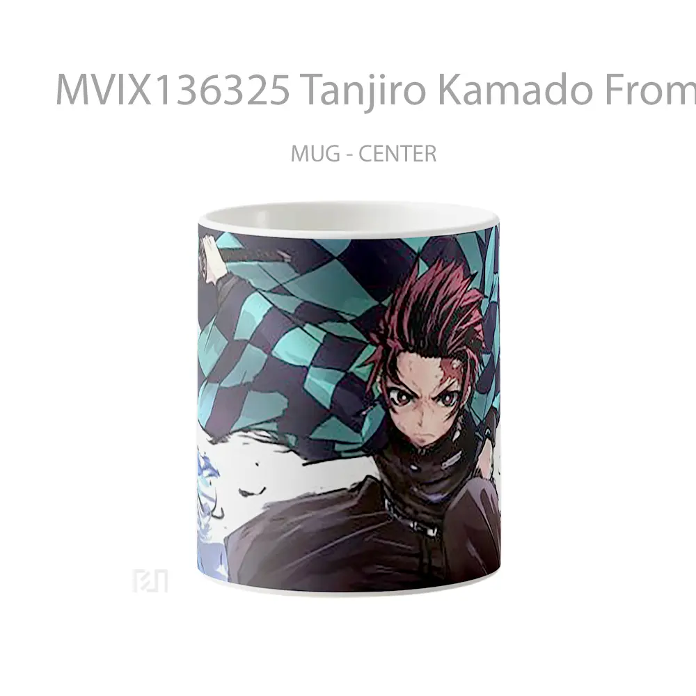 Mug Tanjiro Kamado From Kimetsu No Yaiba V3 Cangkir Anime