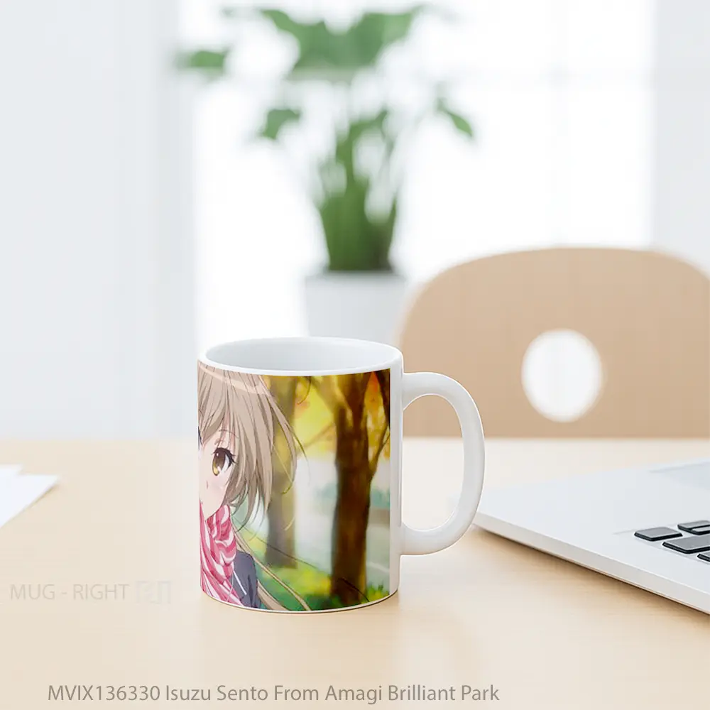 Mug Isuzu Sento From Amagi Brilliant Park Gelas Keramik Unik - All-side / Desain