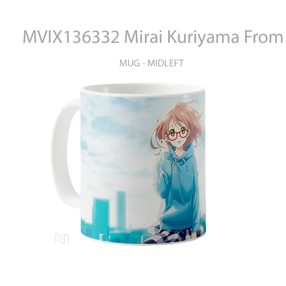 Mug Mirai Kuriyama From Kyoukai No Kanata Gelas Keramik Unik - All-side / Desain