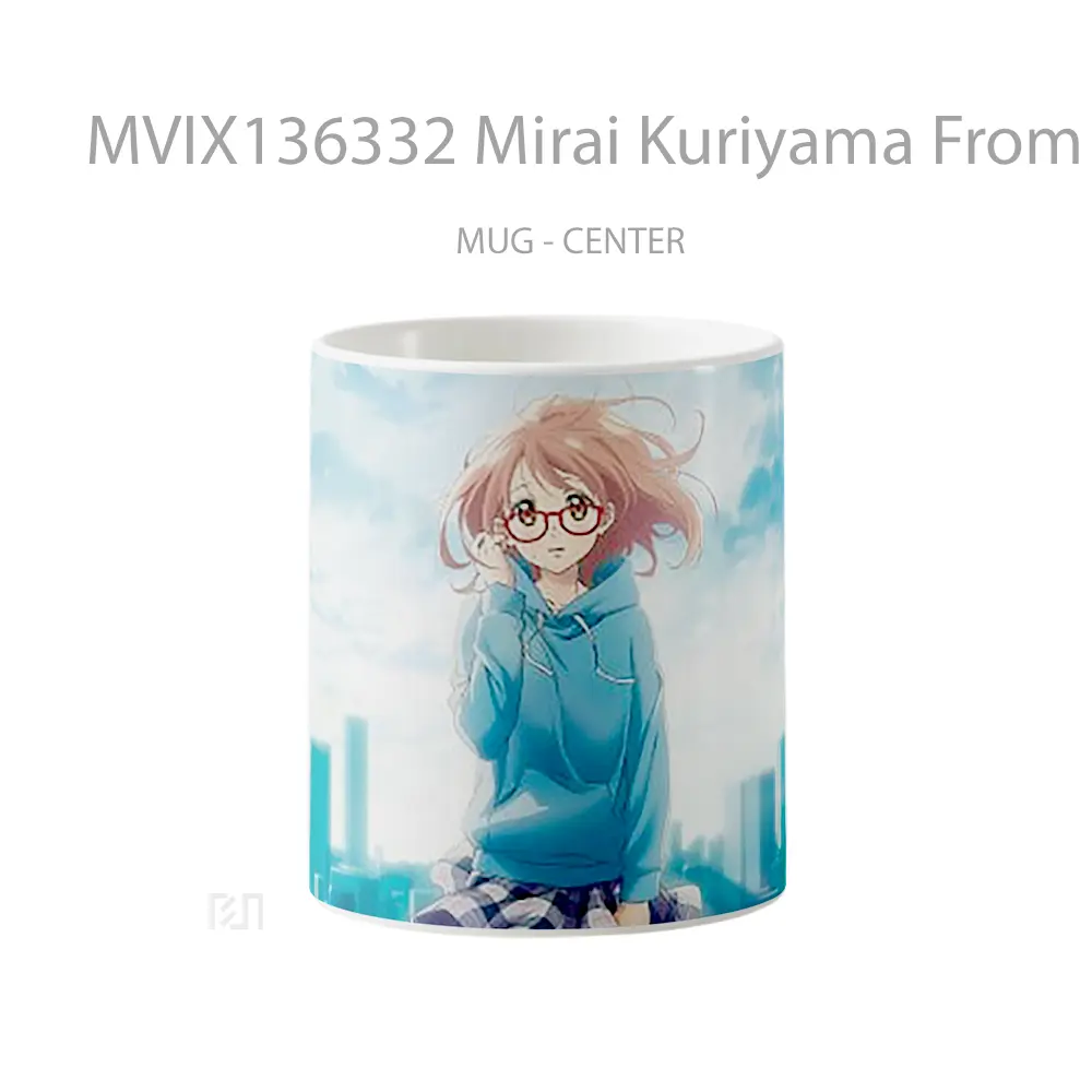 Mug Mirai Kuriyama From Kyoukai No Kanata Gelas Keramik Unik