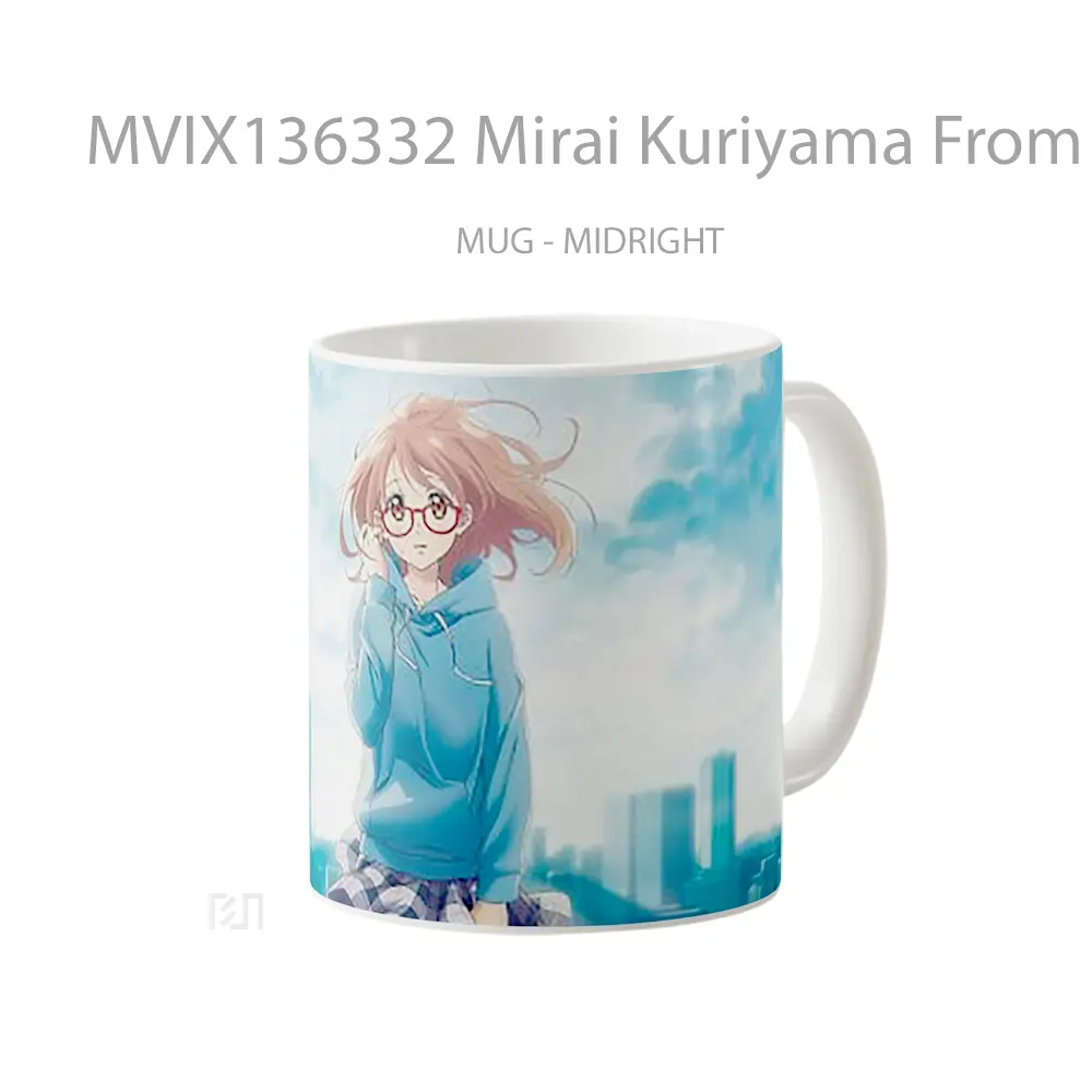 Mug Mirai Kuriyama From Kyoukai No Kanata Gelas Keramik Unik - All-side / Desain
