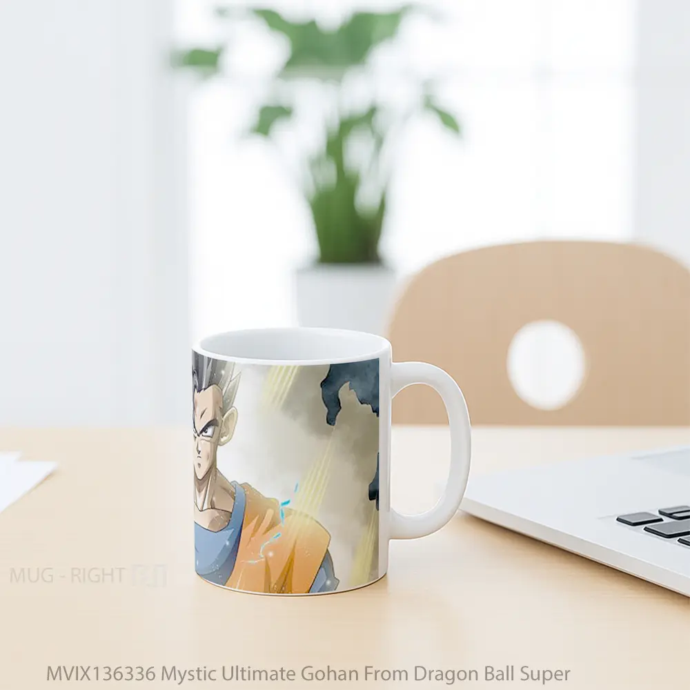 Mug Mystic Ultimate Gohan From Dragon Ball Super Cangkir Anime - All-side / Desain