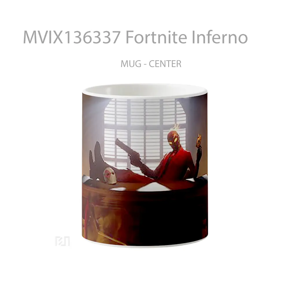 Mug Keramik Premium SNI - Mug Fortnite Inferno Cangkir Gamer