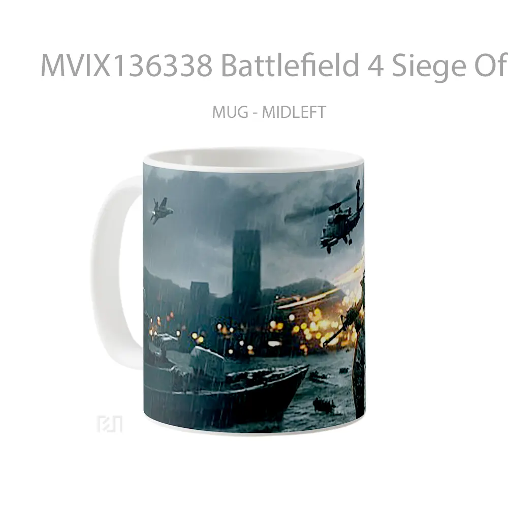Mug Battlefield 4 Siege Of Shanghai Gelas Keramik Unik - All-side / Desain