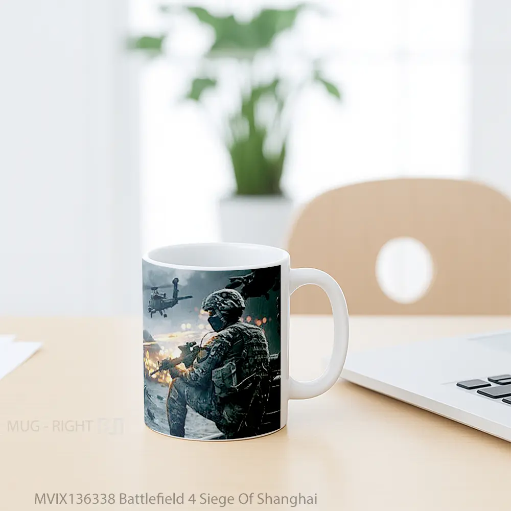 Mug Battlefield 4 Siege Of Shanghai Gelas Keramik Unik - All-side / Desain