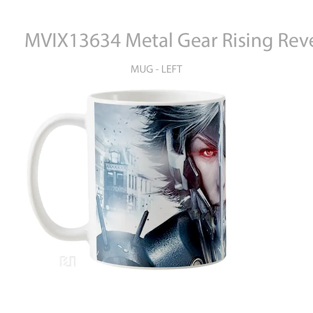 Mug Metal Gear Rising Revengeance 3 Gelas Keramik Unik - All-side / Desain