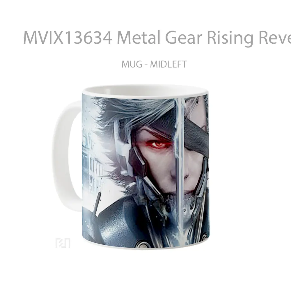 Mug Metal Gear Rising Revengeance 3 Gelas Keramik Unik - All-side / Desain