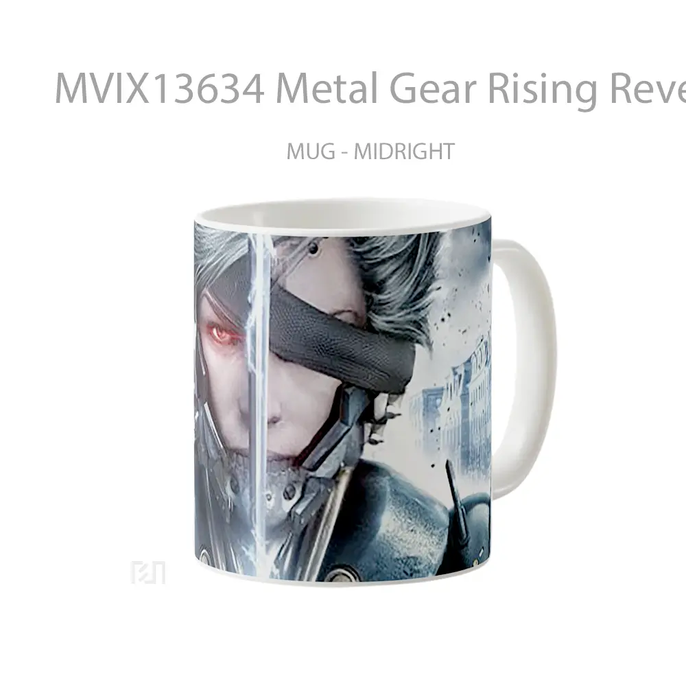 Mug Metal Gear Rising Revengeance 3 Gelas Keramik Unik - All-side / Desain