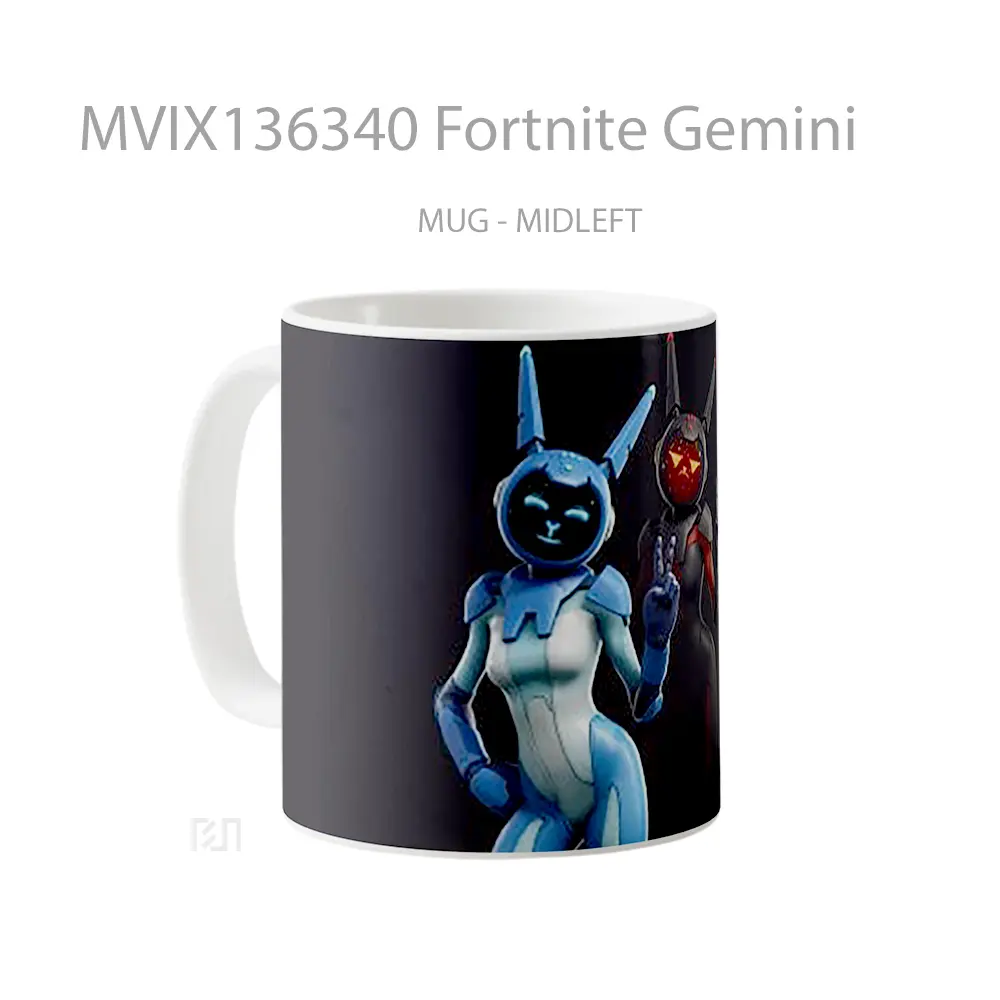 Mug Fortnite Gemini Cangkir Gamer - All-side / Desain
