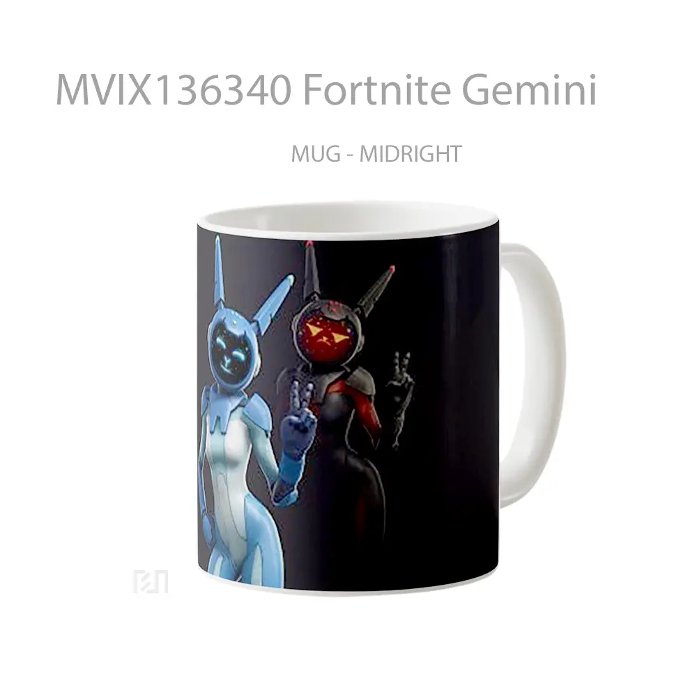 Mug Fortnite Gemini Cangkir Gamer - All-side / Desain