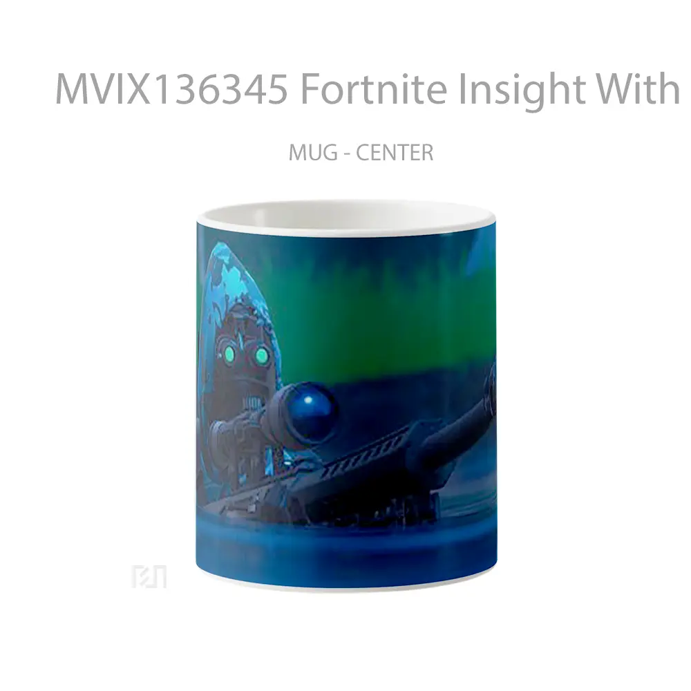 Mug Fortnite Insight With Sniper Rifle Cangkir Gamer