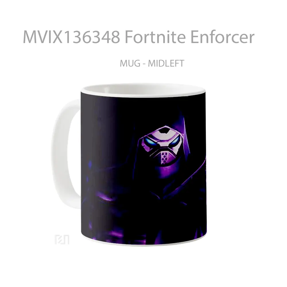 Mug Fortnite Enforcer Cangkir Gamer - All-side / Desain