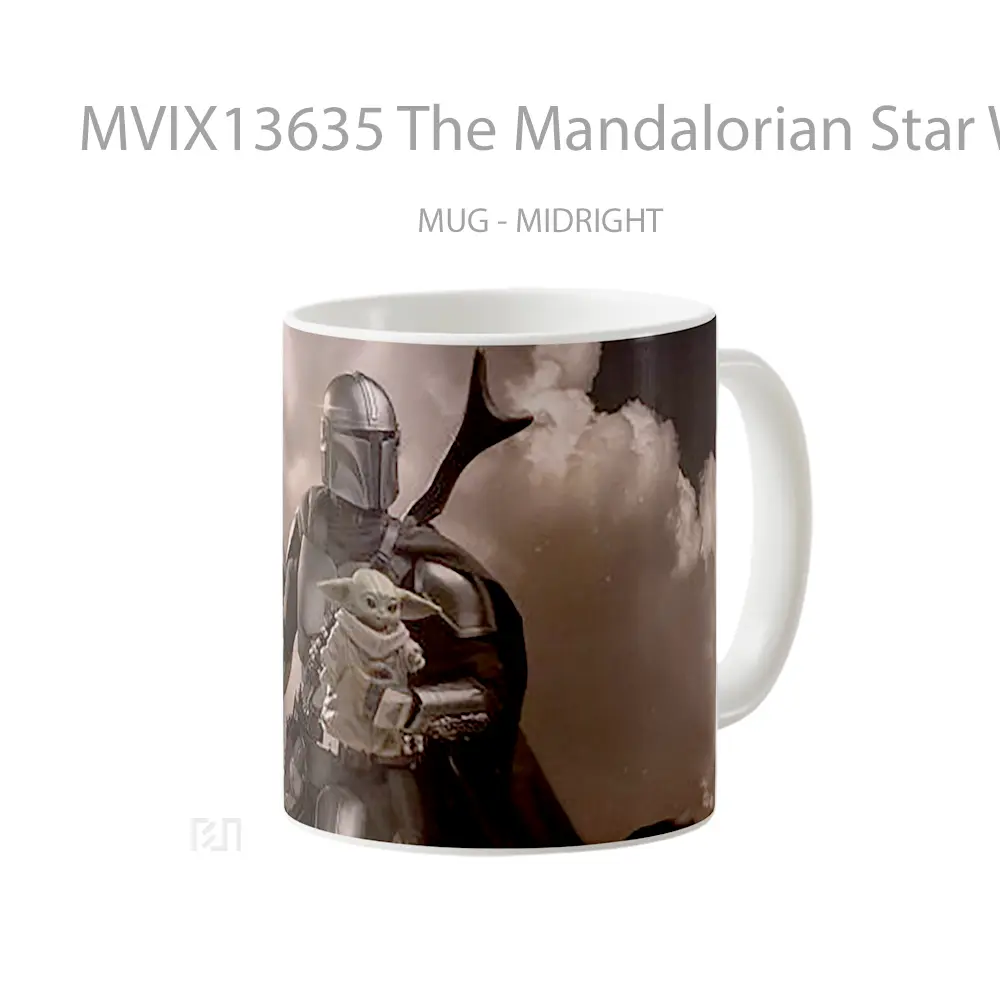 Mug The Mandalorian Star Wars Studio Gelas Star Wars - All-side / Desain