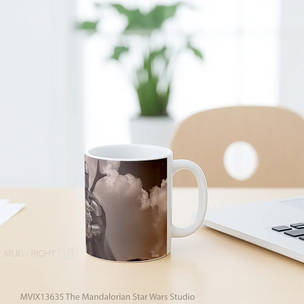 Mug The Mandalorian Star Wars Studio Gelas Star Wars - All-side / Desain