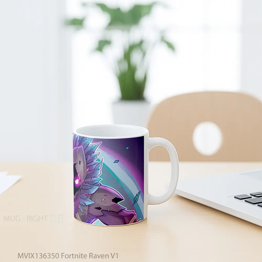 Mug Fortnite Raven V1 Cangkir Gamer - All-side / Desain