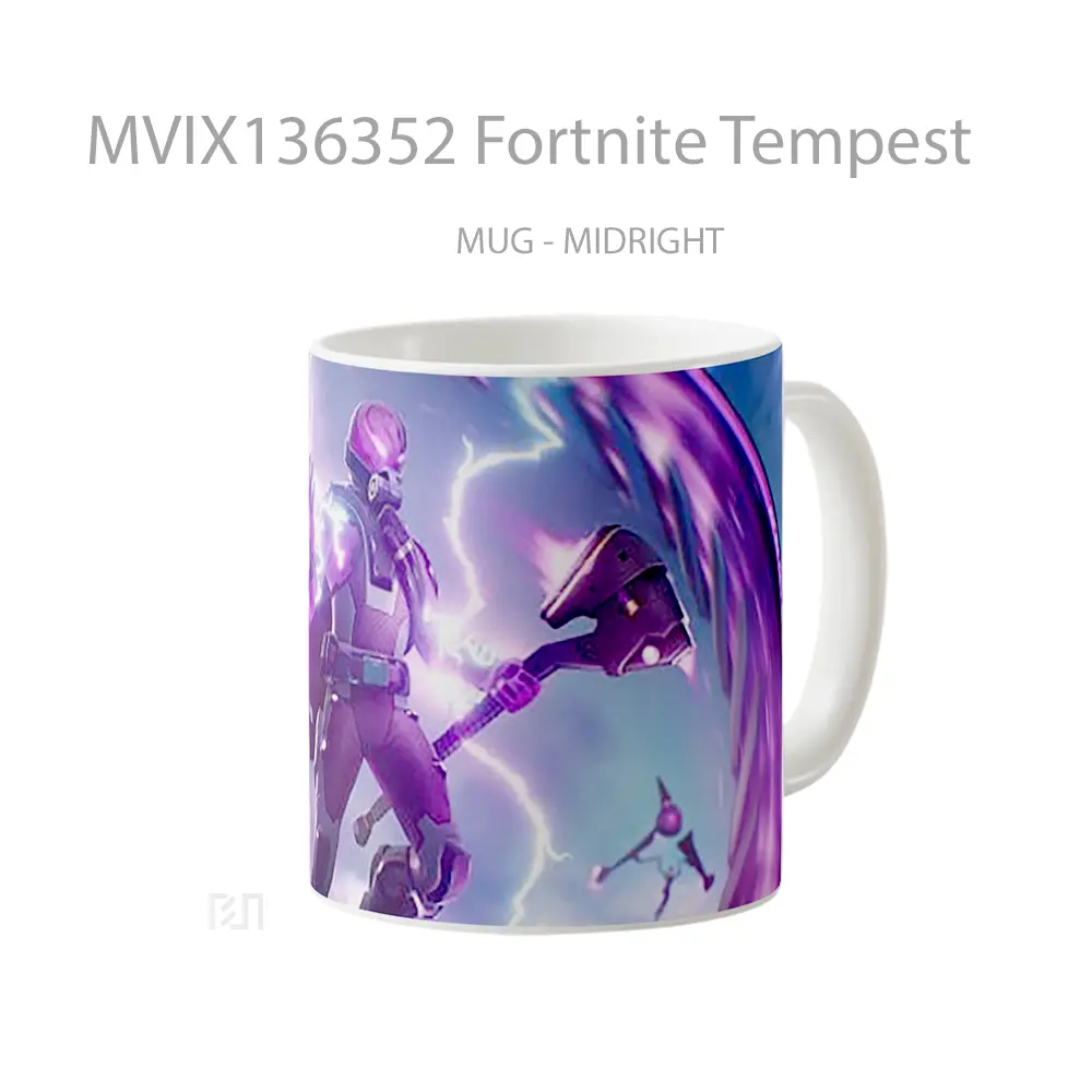 Mug Fortnite Tempest Cangkir Gamer - All-side / Desain