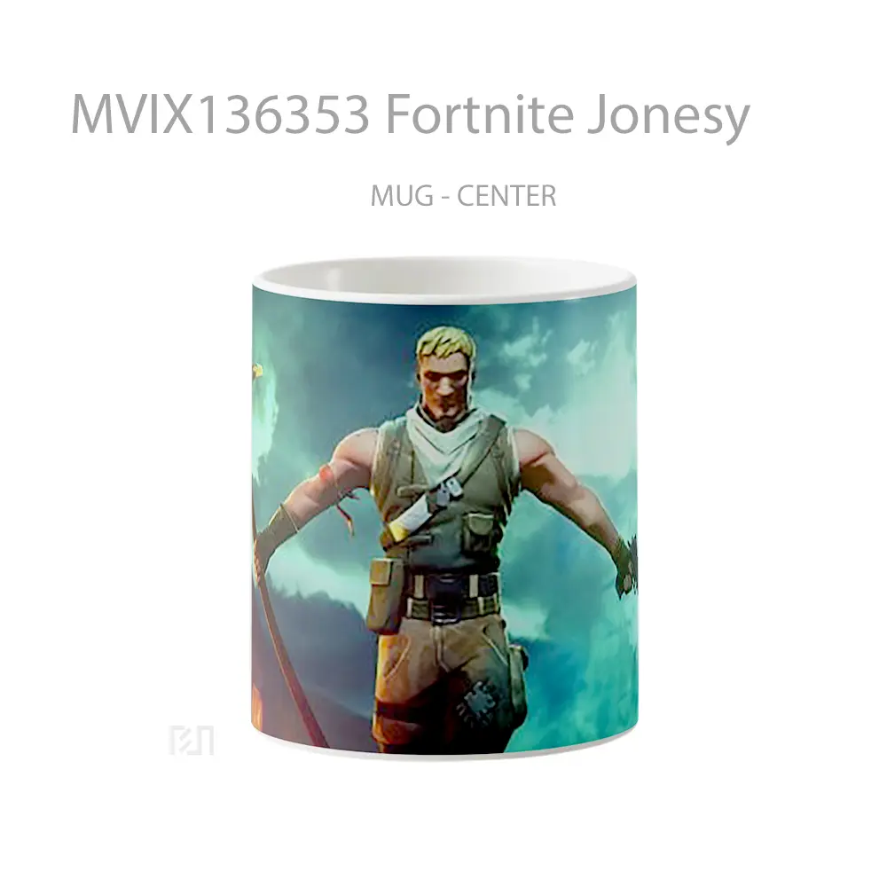 Mug Fortnite Jonesy Cangkir Gamer