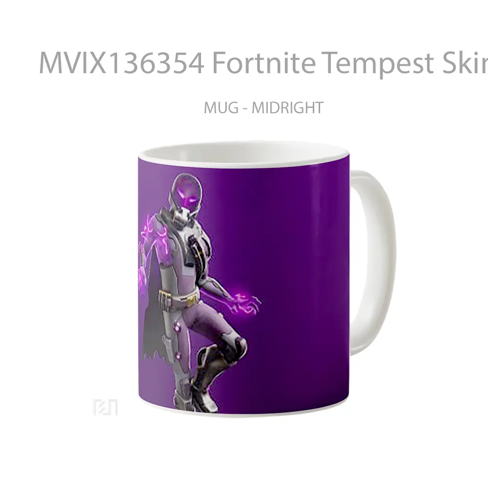 Mug Fortnite Tempest Skin Outfit Cangkir Gamer - All-side / Desain