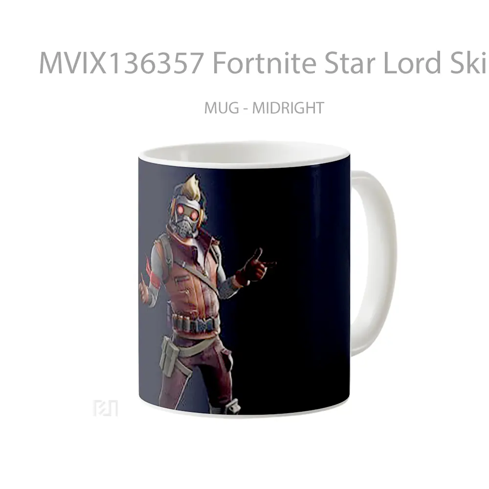 Mug Fortnite Star Lord Skin Cangkir Gamer - All-side / Desain