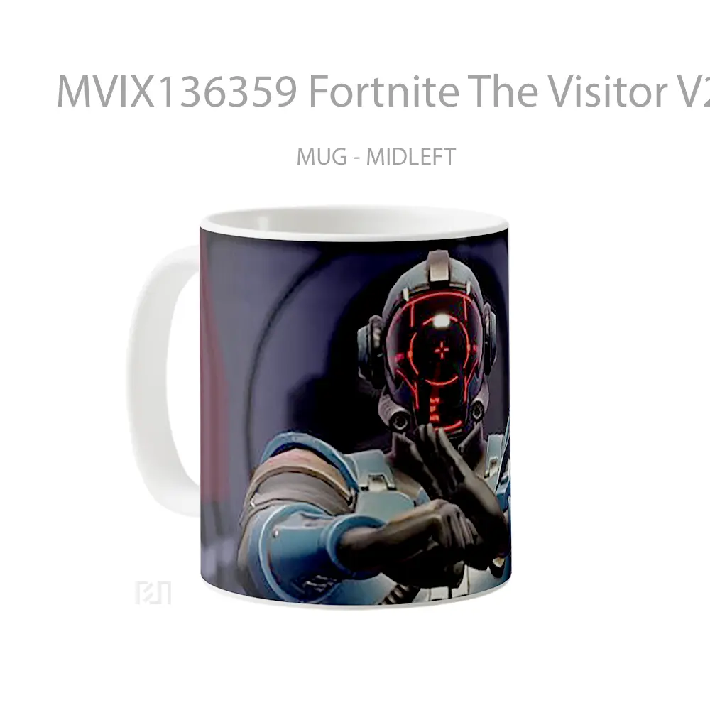 Mug Fortnite The Visitor V2 Cangkir Gamer - All-side / Desain