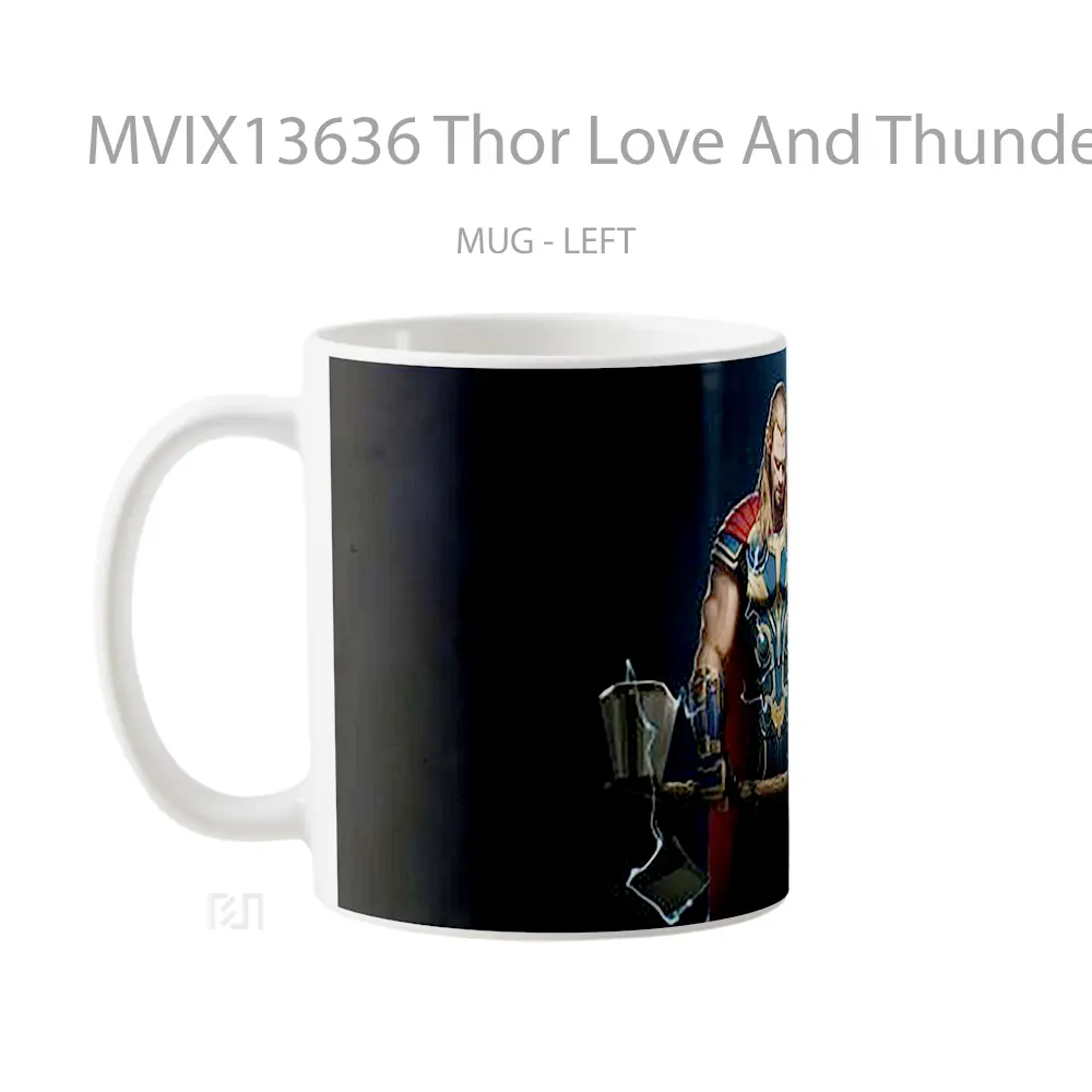 Mug Thor Love And Thunder Comic Art Gelas Superhero - All-side / Desain