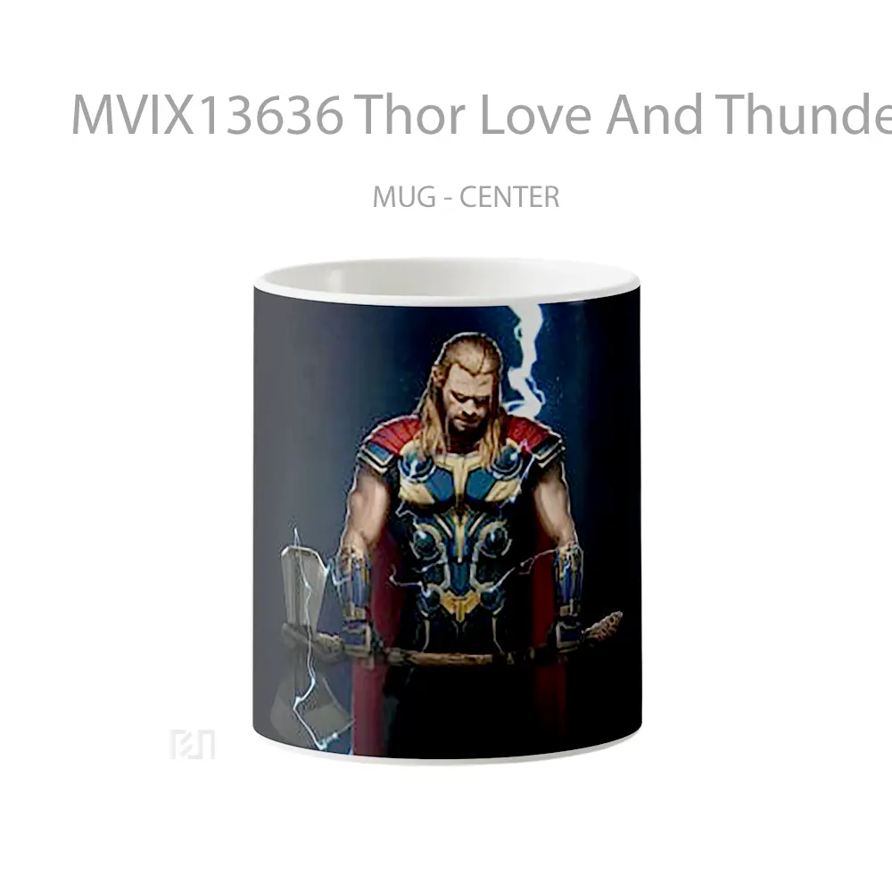 Mug Thor Love And Thunder Comic Art Gelas Superhero