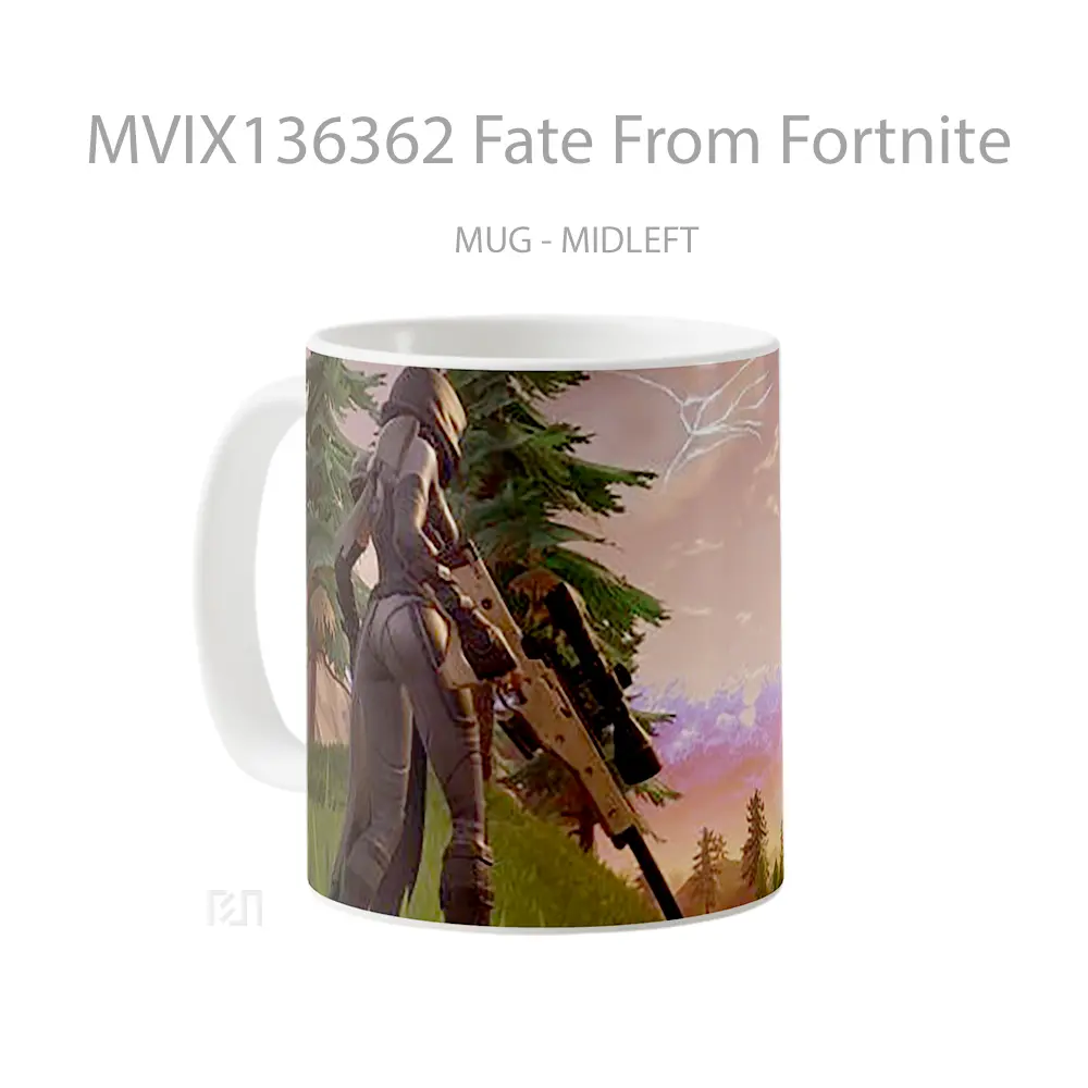 Mug Fate From Fortnite Cangkir Gamer - All-side / Desain