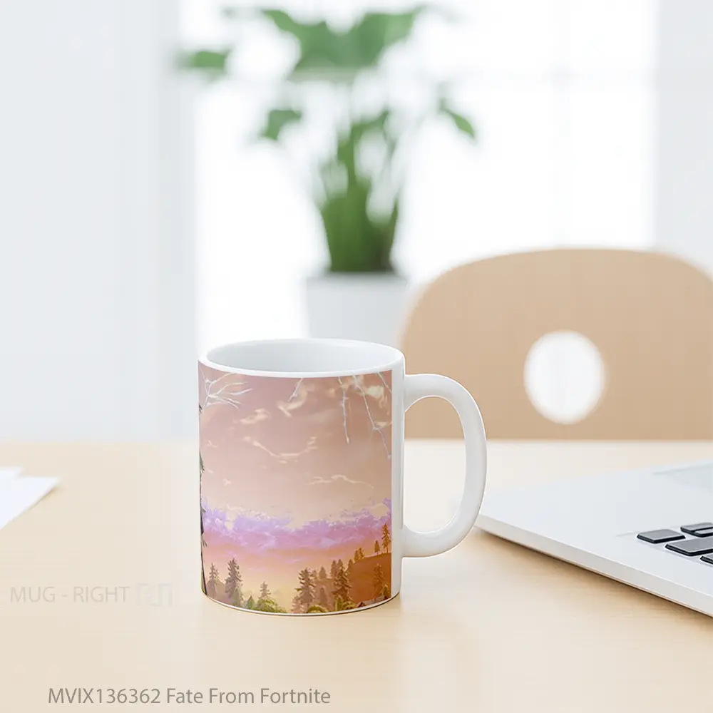 Mug Fate From Fortnite Cangkir Gamer - All-side / Desain
