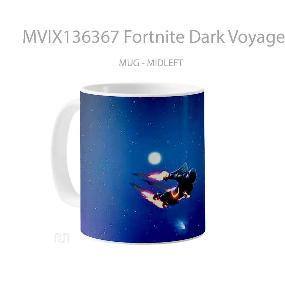 Mug Fortnite Dark Voyager V2 Cangkir Gamer - All-side / Desain