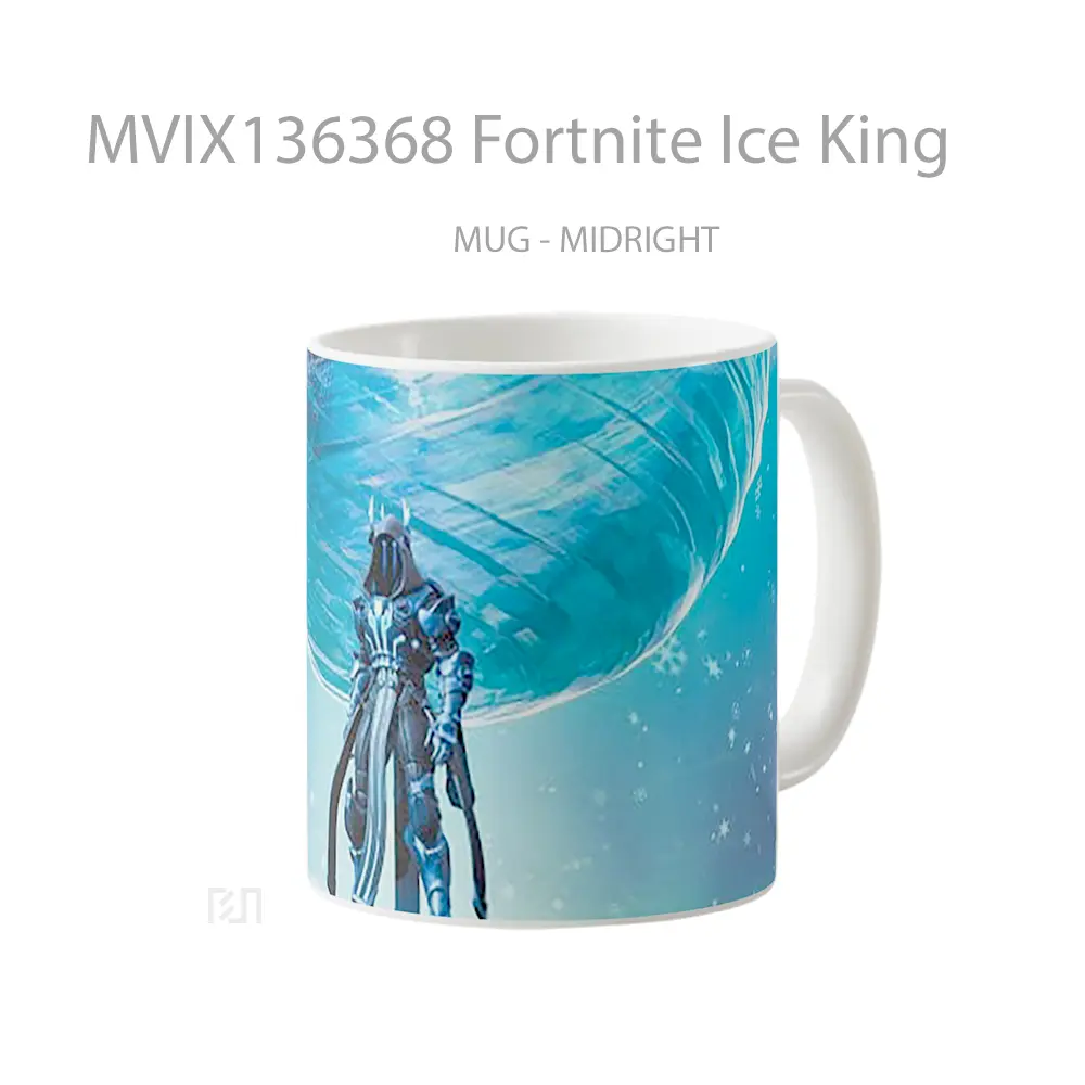 Mug Fortnite Ice King Cangkir Gamer - All-side / Desain