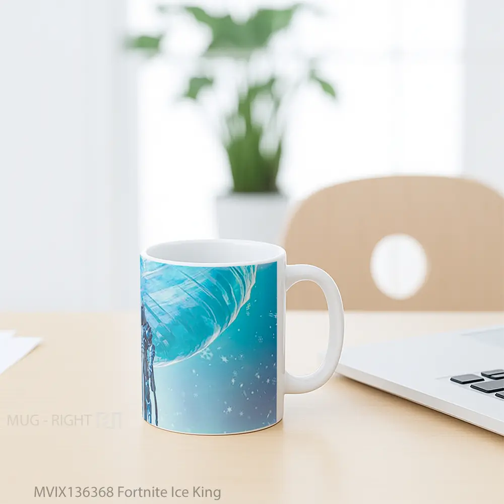 Mug Fortnite Ice King Cangkir Gamer - All-side / Desain
