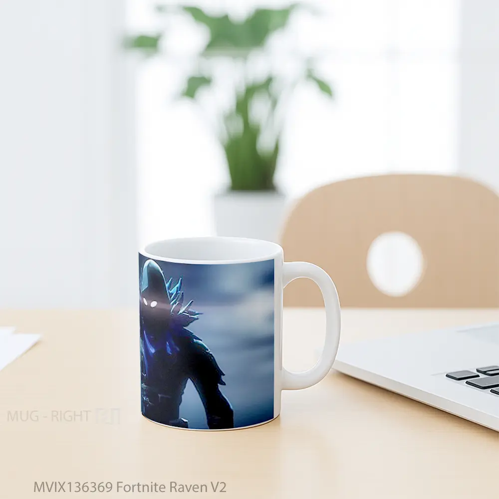 Mug Fortnite Raven V2 Cangkir Gamer - All-side / Desain