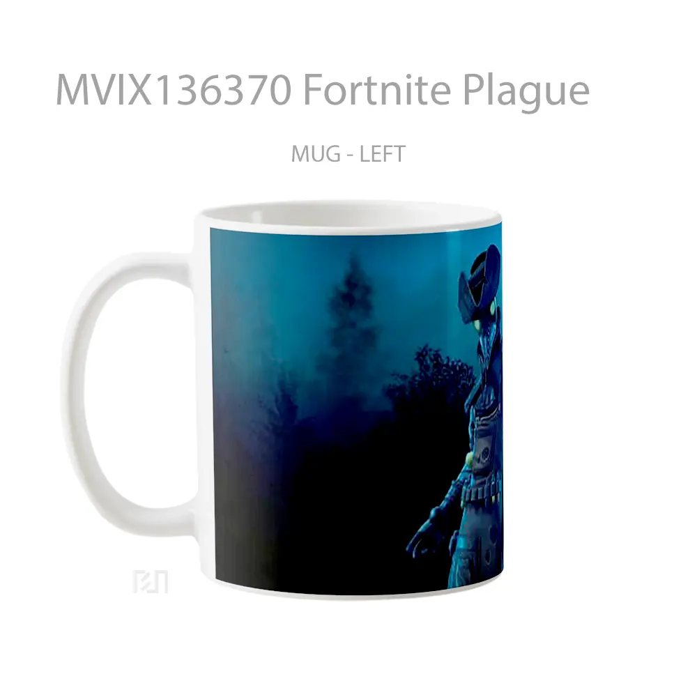 Mug Fortnite Plague Cangkir Gamer - All-side / Desain