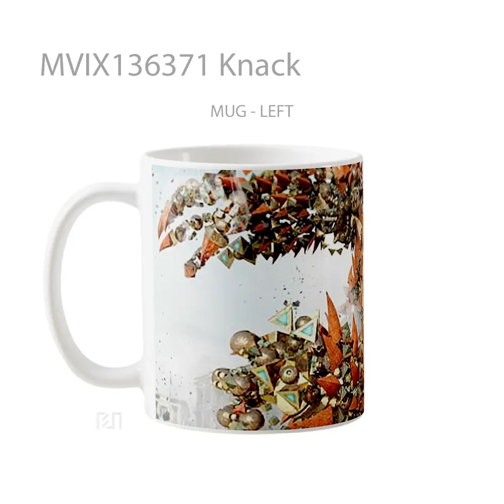 Mug Knack Gelas Keramik Unik - All-side / Desain