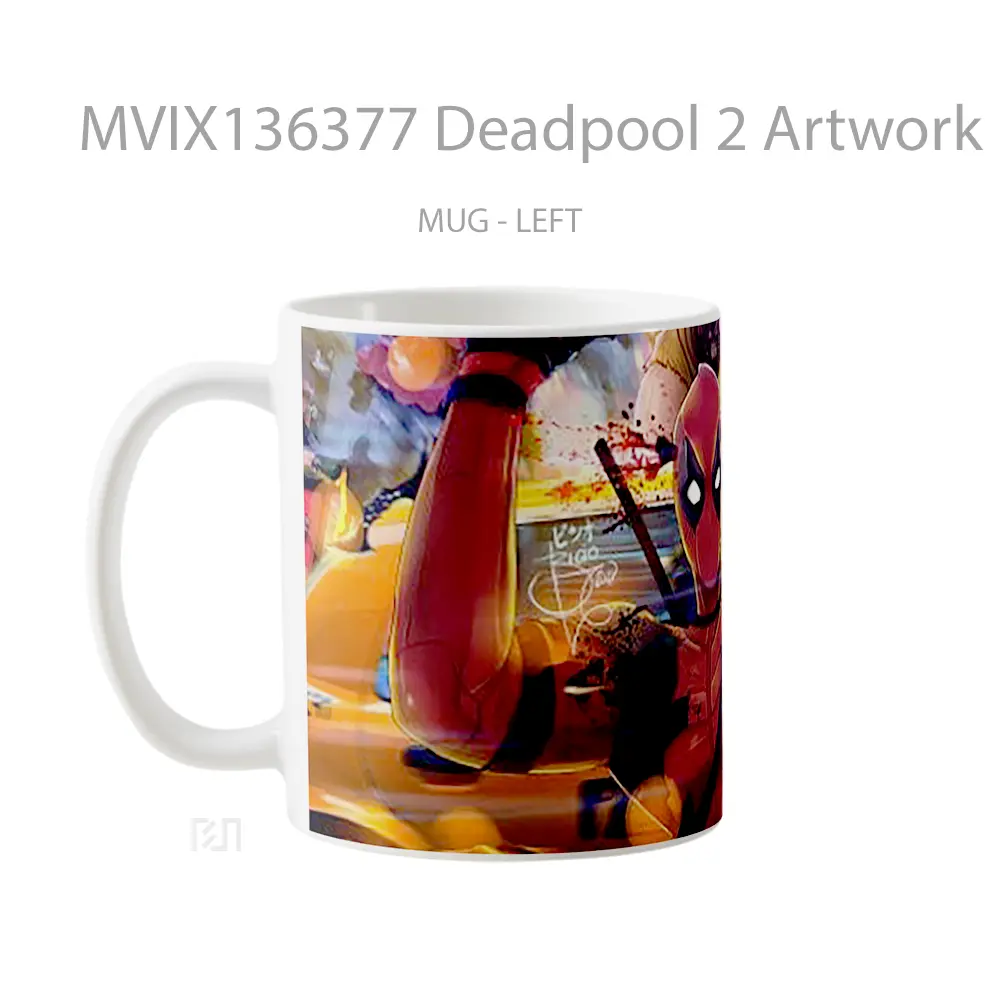 Mug Deadpool 2 Artwork Gelas Superhero - All-side / Desain